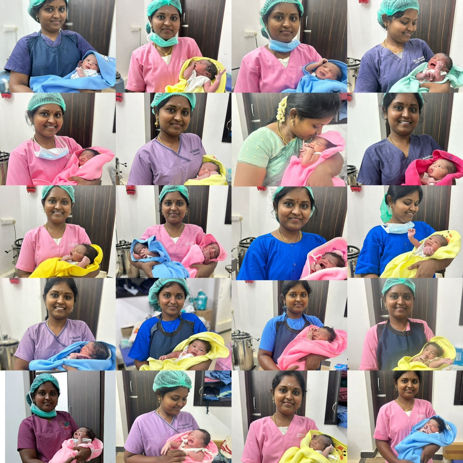 babies with doctor vr hospital